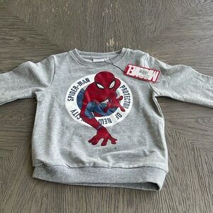 Marvel Spider-Man Gray Kids Shirt